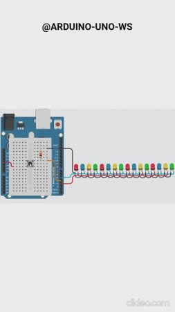 НОВОГОДНЯЯ ГИРЛЯНДА на Arduino #shorts #arduino #diy #short #arduinoподелки