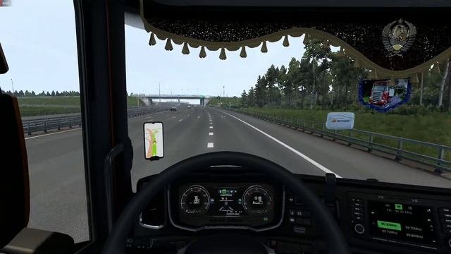Scania R450 POV. Идем на паром рейс в Норвегию