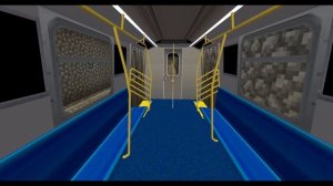 Minecraft - showcasing my functional subway system using the Minecraft Transit Railway mod