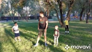 Утро зарядка ЗОЖ.