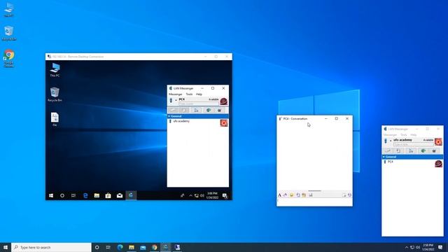 How to install and use LAN messenger / Send Message on LAN смотреть онлайн