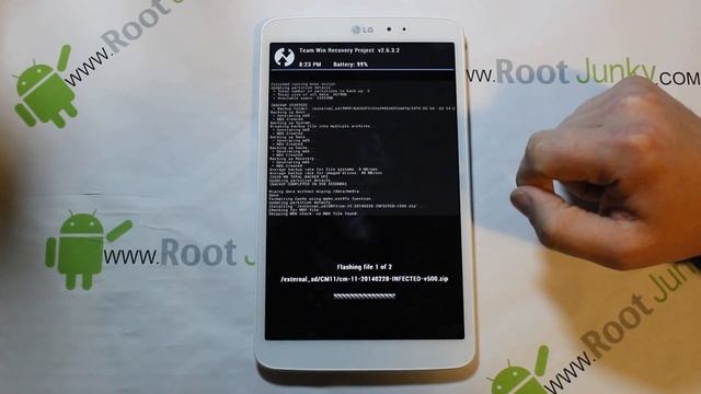 LG G Pad 8.3 CyanogenMod 11 android 4.4.2 KitKat install and review смотреть онлайн