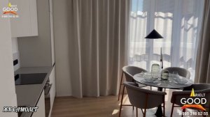 Жилой комплекс САМОЛЁТ 2-х комнатная квартира, площадь 59 квадратных метров