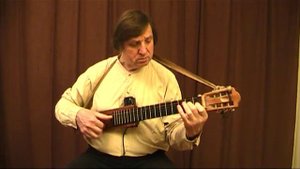 Guitar Trainer. Silent / Travel Guitar. "Waves of Spain" by Eugene Shilin.