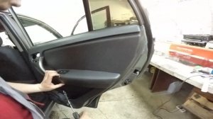 Tiggo 3 Chery disassembly door part II -Tiggo 3 Chery разборка