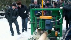 Оцилиндровочный станок "Тайга ОС-1" Выборка монтажной чашки.