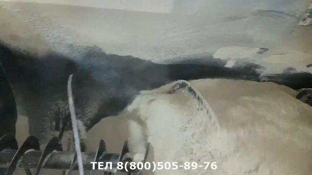 Пример работы горизонтального ленточного смесителя. смотреть онлайн