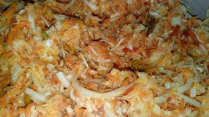Салат из капусты на зиму.