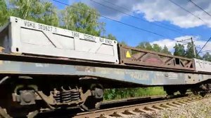 Железная дорога "Разноцветный!" ВЛ11-074/095 с грузовым поездом