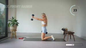 35 Min. At Home Upper Body Workout to build lean muscle _ Push-Pull-Core Giant-Sets _ Low Impact
