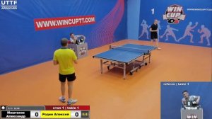 Маштаков Александр 1-3 Родин Алексей    Турнир Восток 4 WINCUP 04.07.21 Прямая трансляция Зал1