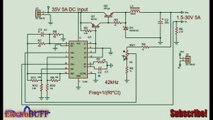 TL494 DC-DC Buck Converter Adjustable Power Supply (1.5-30V, 5A)