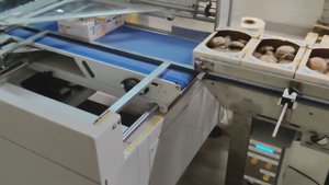 Упаковка коробки типа "Телевизор" на Smipack модель HS500E.