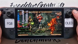 Mortal Kombat 1 on Steam Deck OLED with Steam OS 3.6