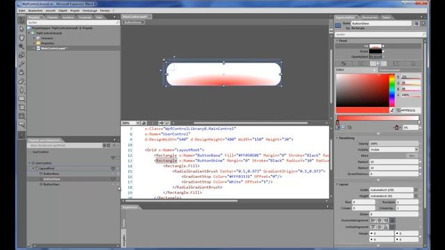 UserControl (GlassButton) erstellen 1. Teil смотреть онлайн
