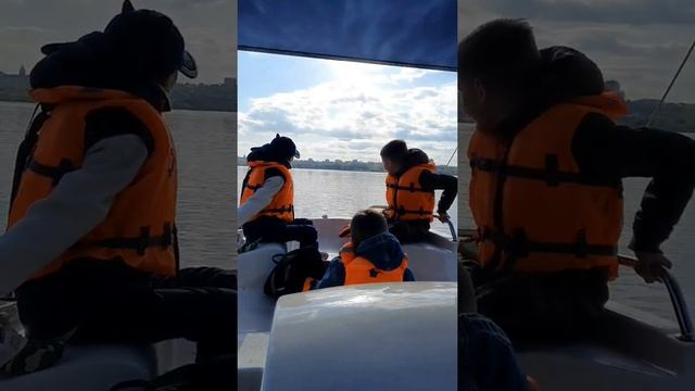 Покатушки на катамаране #катамаран #покатушки