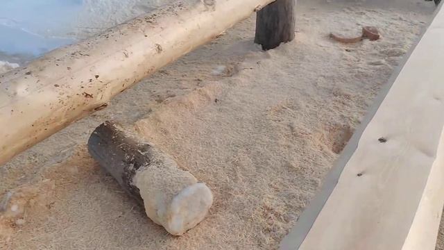 Закладка первого направления новаго сруба