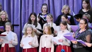 Дороженька, в обр. А.Думченко, хор хормейстеров Съезда и детский хор "Лаулу"