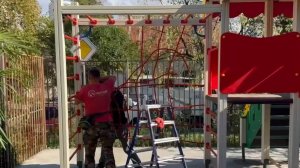 В Сочи продолжаются работы по благоустройству детских и спортивных площадок