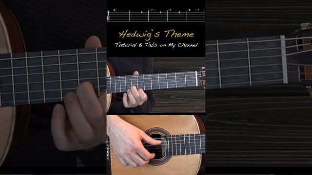 Hedwig`s Theme Harry Potter на Гитаре. Уроки гитары My Guitar. Ноты и Табы гитары