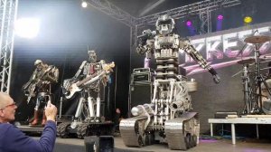 Compressorhead, live at Gogbot 2018 - song: Compressorhead