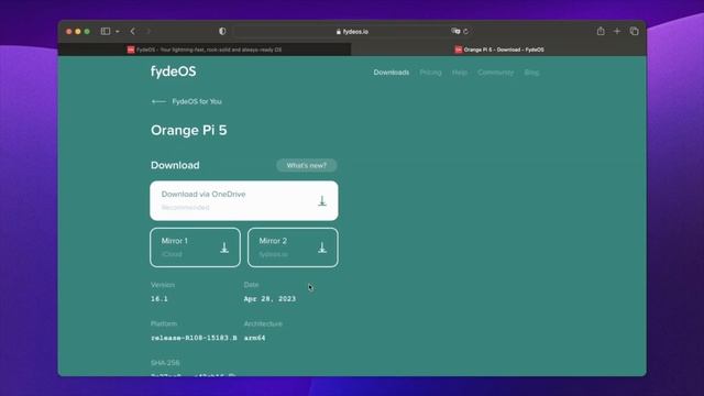 Running FydeOS for Orange Pi 5 for the first time смотреть онлайн