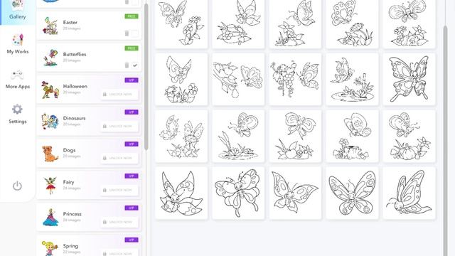 Coloring Book for Kids — Геймплей