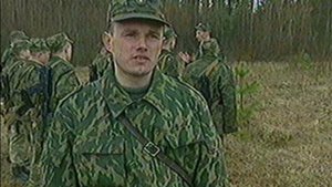 Служу Отчизне 2004 г. Репортаж о воспитанниках 3 бригады РХБ защиты.
