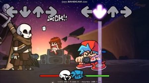 X event фнф мод чара и инк санс