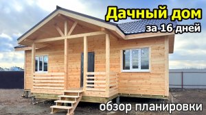 Проект дачного одноэтажного дома 6х10 с крыльцом: кухня-гостиная, 2 спальни, ванная и прихожая