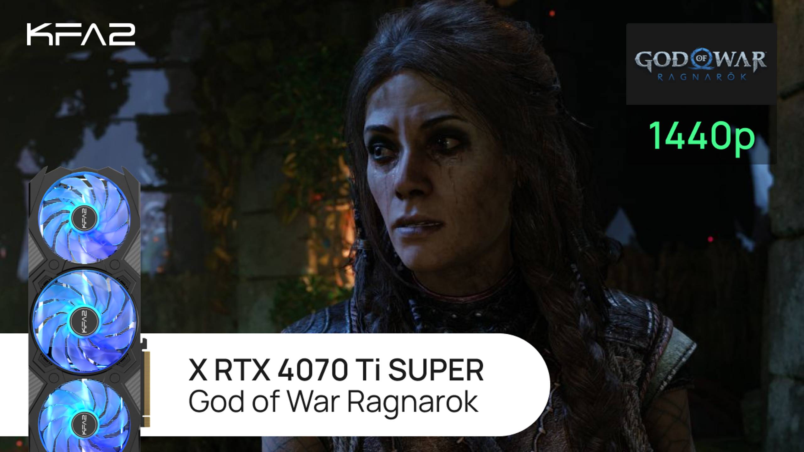 KFA2 X GeForce RTX 4070 Ti SUPER | God of War Ragnarok | 1440p (2K) разрешение