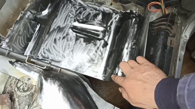 SAAB 95 AERO. Восстановление автомобиля. Кузовной ремонт и сварочные работы. Серия 14.