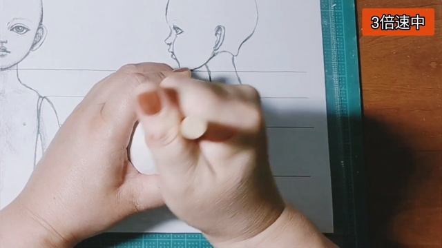【創作ドール】#4 球体関節人形制作「人形の顔を作る」─Making a doll’s face using stone powder clay смотреть онлайн
