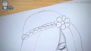 Chiroyli qizni rasmini chizish