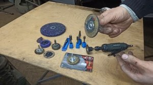 Пневматическая прямая шлифмашинка METABO DG25SET. Оснастка при кузовном ремонте.