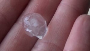 GIANT HAIL STONES CYPRUS 2018