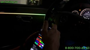 Амбиентная подсветка и android магнитола для Mercedes-Benz W212