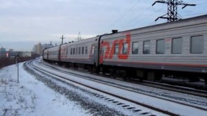 2ТЭ10У-0367Б/0146Б с поездом №374И Тюмень — Махачкала
