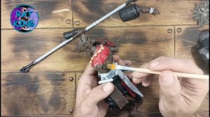 Король обезьян Сунь Укун покраска фигурки миниатюры Black Myth: Wukong painting figure