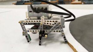 Lego EV3 шагающий шестиногий робот на кривошипно-шатунном механизме - вариант 1 [Ш6-КШМ-В1]