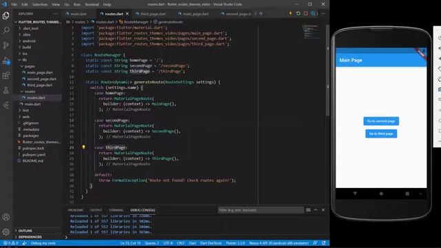Flutter Navigation - Routes in Flutter