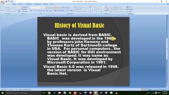 introduction to Visual Basic 6.0 or history of visual basic