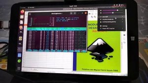 GramediaBook Tablet Intel Atom Z3735F RAM 2 GB di Ubuntu Linux 21.04 Gnome (ft. LibreOffice 7.2)