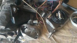 BMW 730D E38. Разборка наружнего зеркала с автоскладыванием.