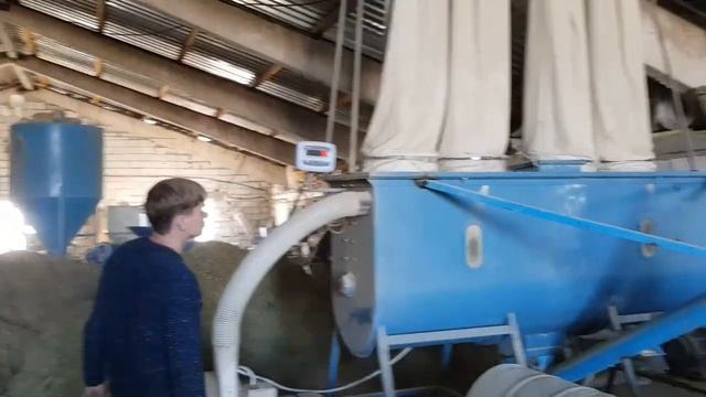 Линия производства гранул соловей в работе. В городе Орел смотреть онлайн