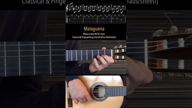 Malaguena Spanish Guitar на Гитаре. Уроки гитары My Guitar. Ноты и Табы гитары