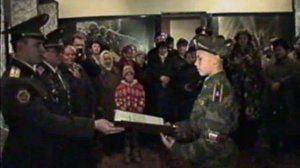 Принятие клятвы воспитанниками