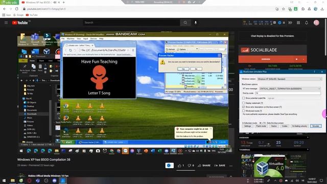 (Windows XP) Roblox Offi. Media W10 Fan has Fake BSOD (P09). смотреть онлайн