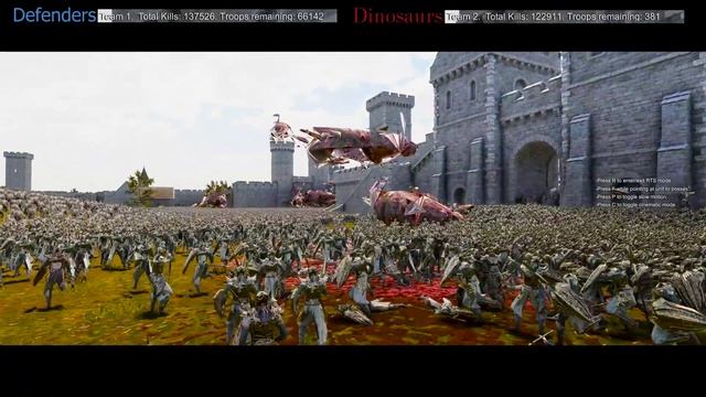 140,000 Dinosaurs VS 700,000 Elves - Epic Battle - UEBS2 [4k]