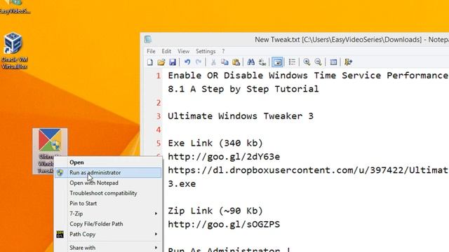 Enable OR Disable Windows Time Service Performance Tweaks Windows 8 and 8 1 A Step by Step Tutorial